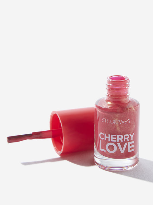 Studiowest Pink Shimmer Cherry Love P-07 Burst Nail Polish - 6 ml