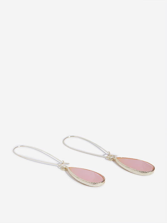 Westside Accessories Pink Drop Earrings