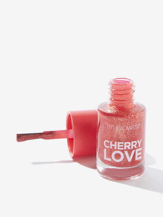 Studiowest Red Shimmer Cherry Love R-03 Currant Nail Polish - 6 ml
