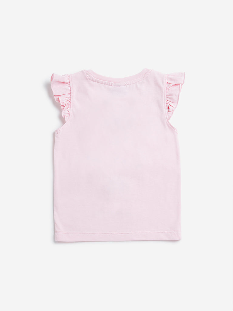 HOP Kids Pink Floral Top