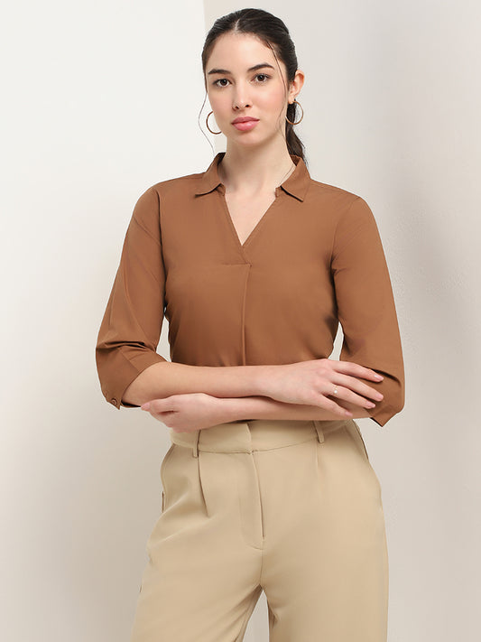 Wardrobe Brown Solid Top