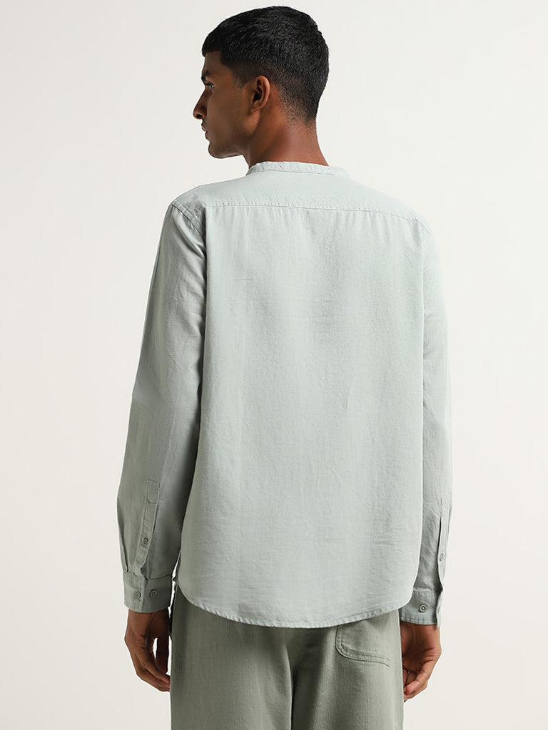 ETA Sage Resort Fit Blended Linen Shirt