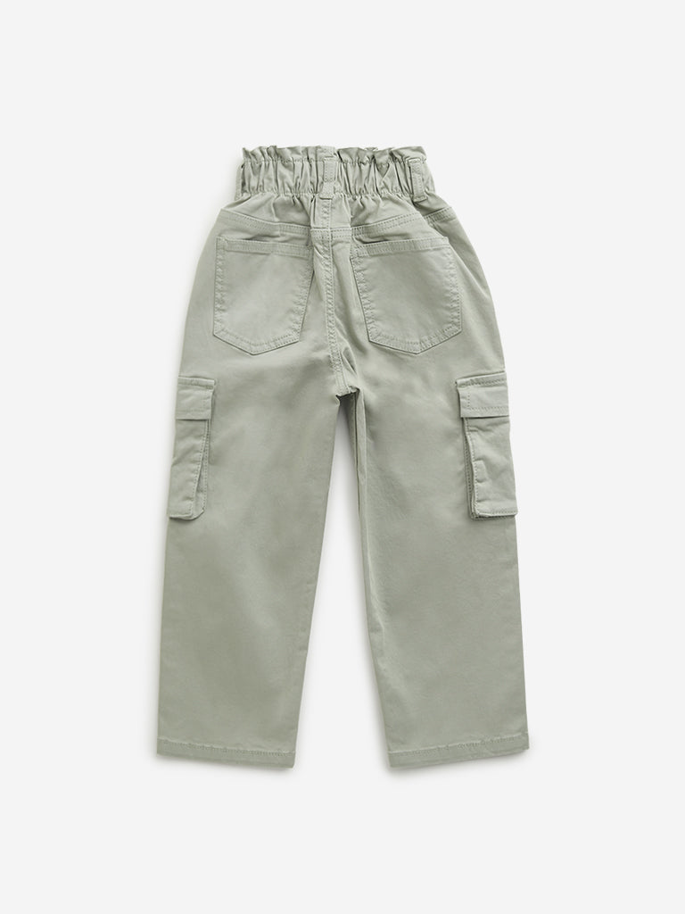 Kids paper bag trousers on sale