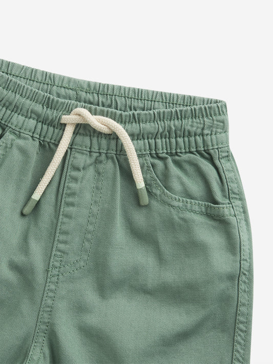 HOP Kids Sage Relaxed Fit Mid Rise Shorts
