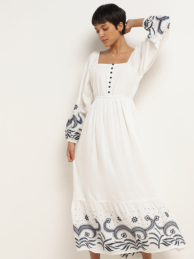 LOV White Maxi Dress
