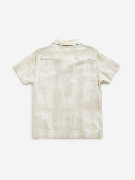HOP Kids Off-White Abstract Shirt