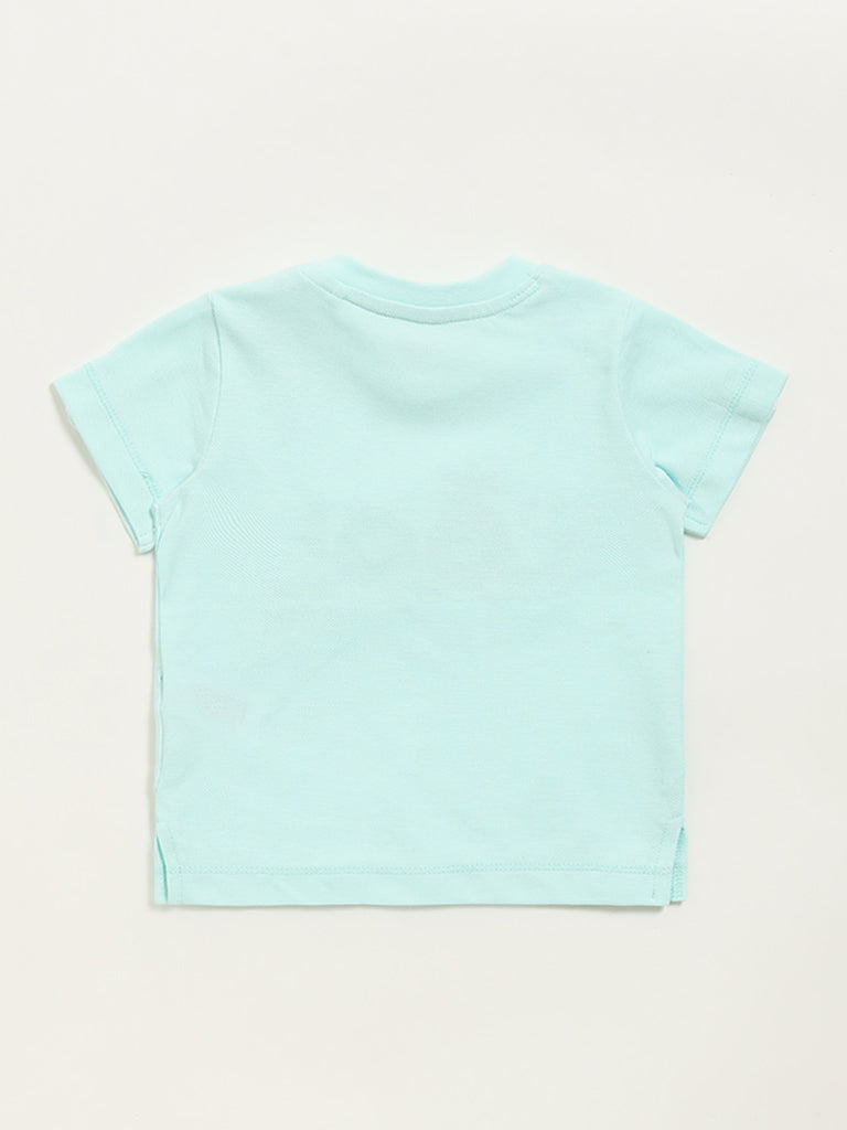 HOP Baby Mint Text Design T-Shirt