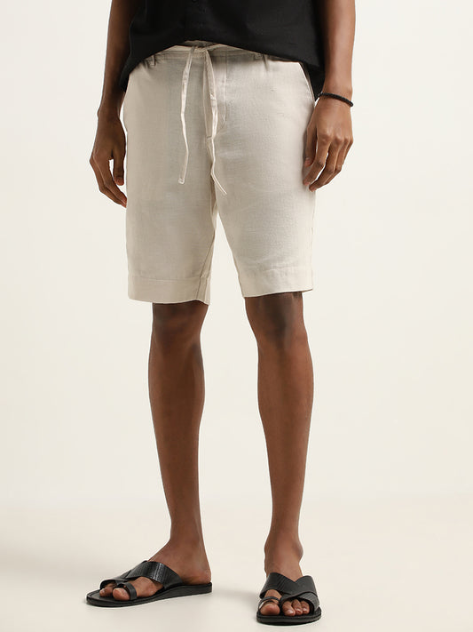 ETA Off-White Relaxed Fit Shorts