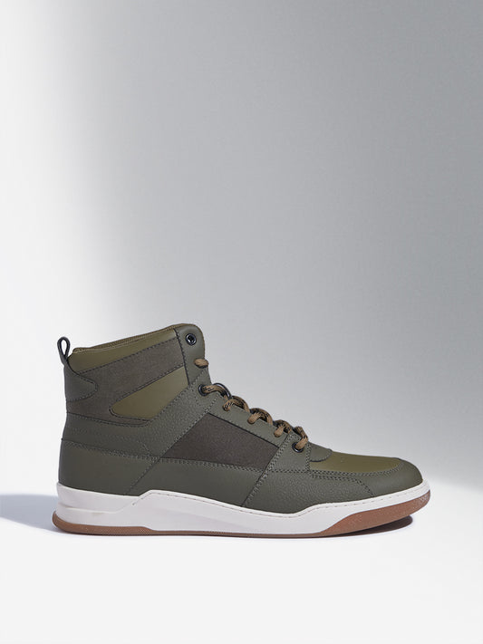 SOLEPLAY Olive High-Top Boots