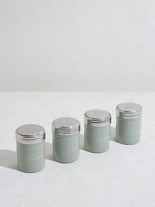 Westside Home Mint Spice Containers (Set of 4)