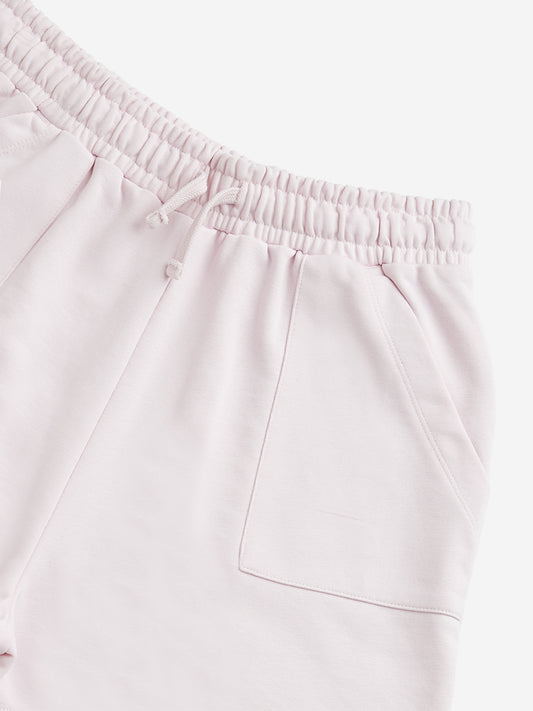 Y&F Kids Pink Mid Rise Shorts