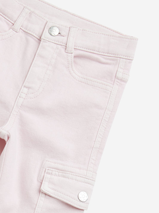HOP Kids Pink Straight - Fit High - Rise Jeans