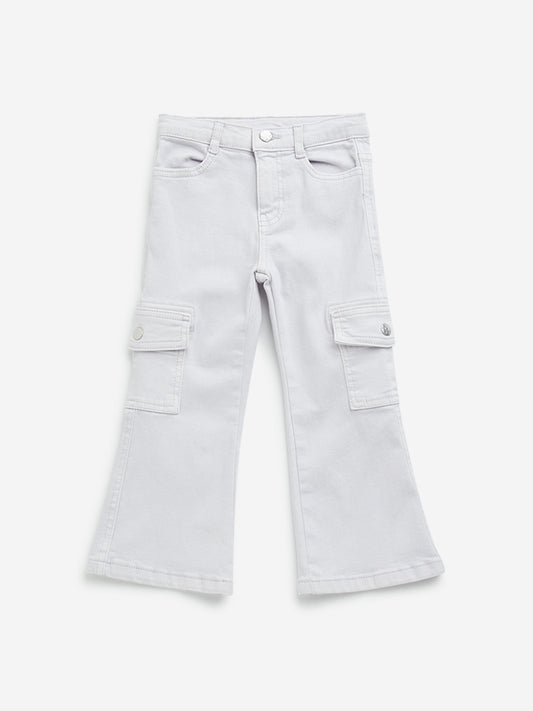 HOP Kids Lilac Straight - Fit High - Rise Jeans