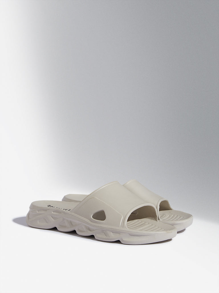 SOLEPLAY Off-White Comfort Slides