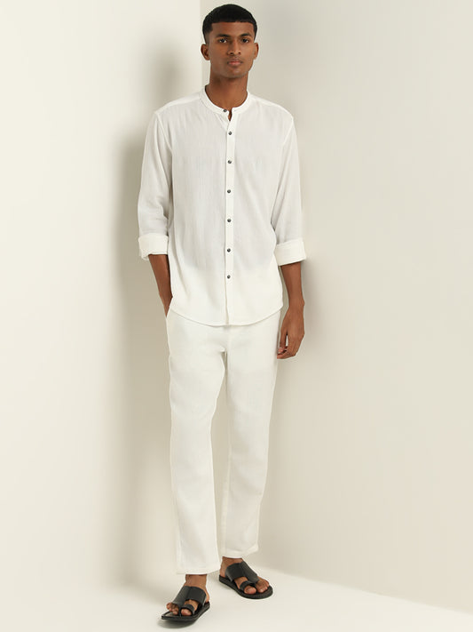 ETA Off-White Relaxed-Fit Mid-Rise Cotton Chinos