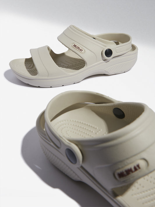 SOLEPLAY Ivory Dual-Strap Flip-Flop