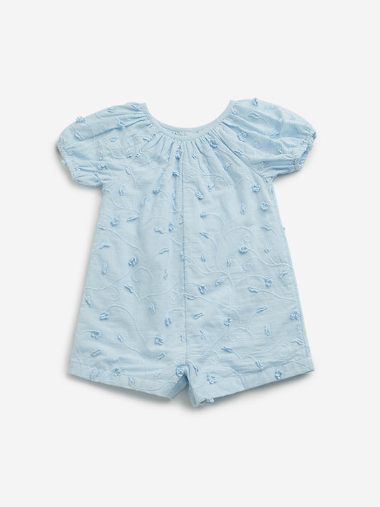 HOP Baby Blue Floral Jumpsuit