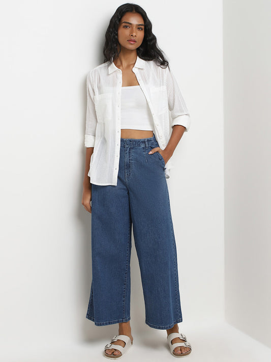 LOV Blue Straight - Fit High - Rise Jeans