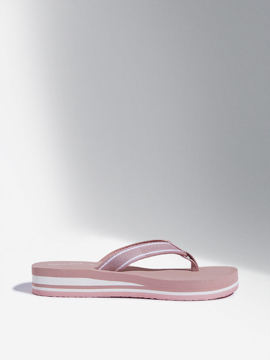 LUNA BLU Pink Comfort Flip-Flop