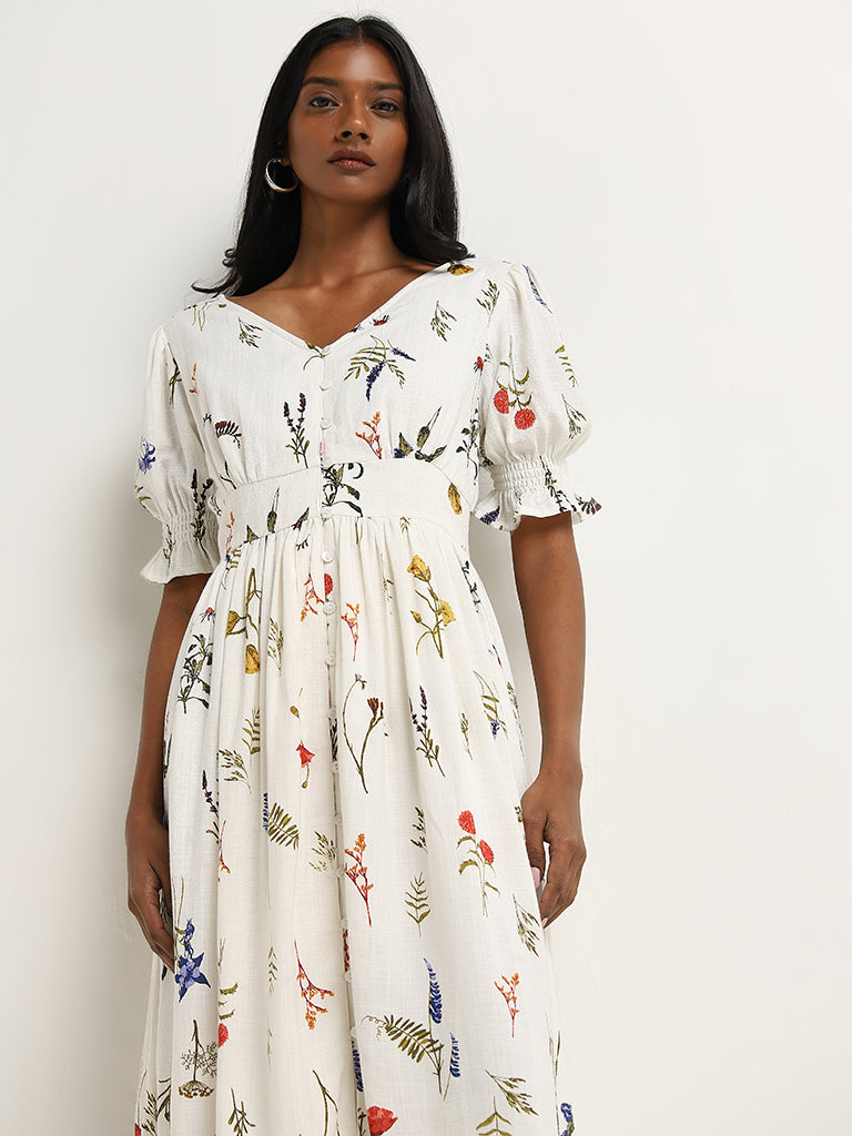 Off white floral shop online