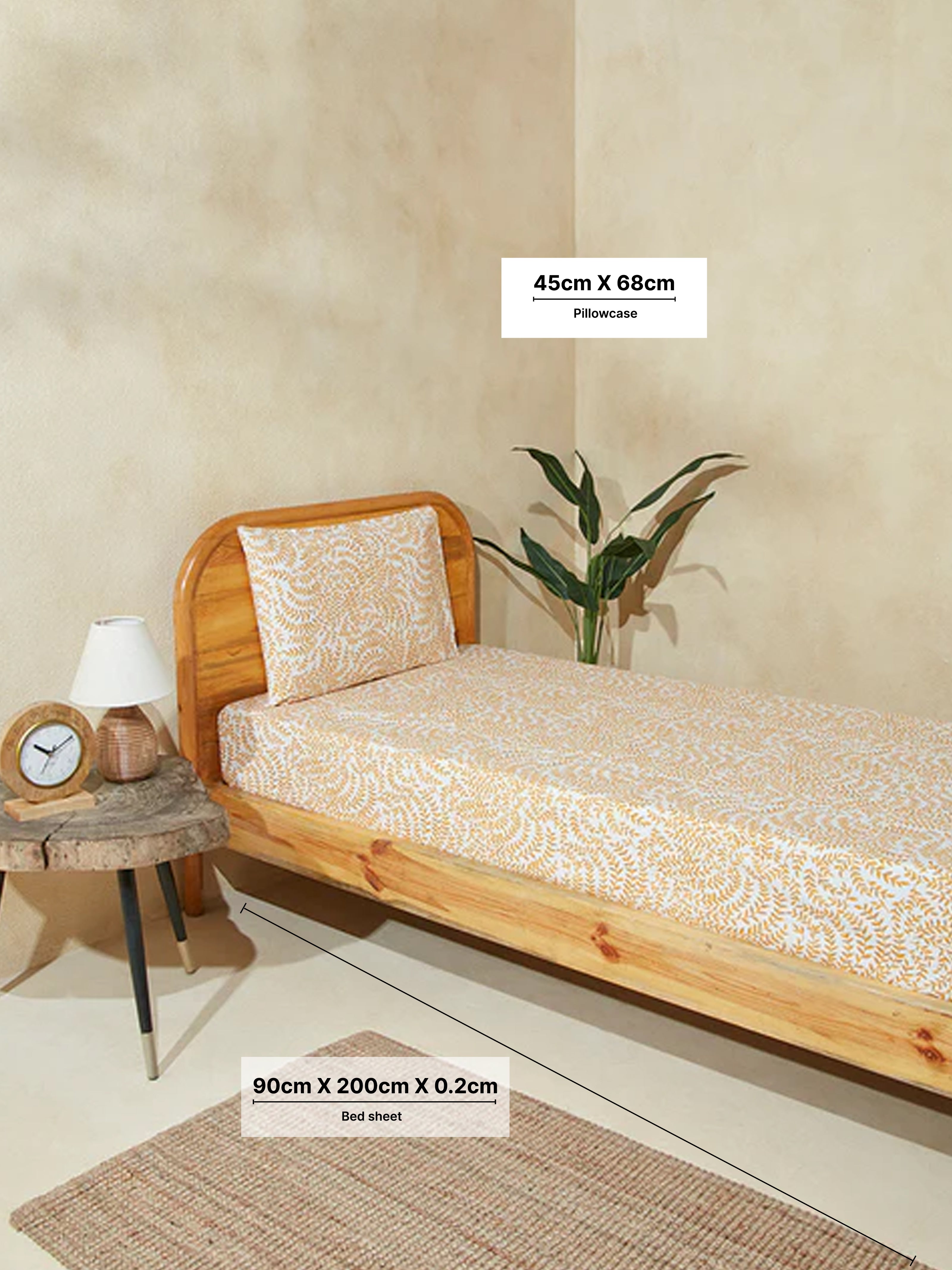 Fitted sheet with pillowcase deals