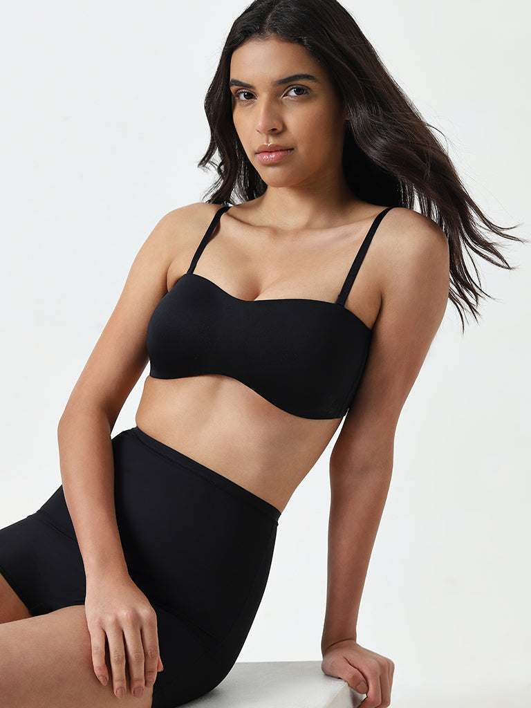Wunderlove Black Non-Wired Padded Bra