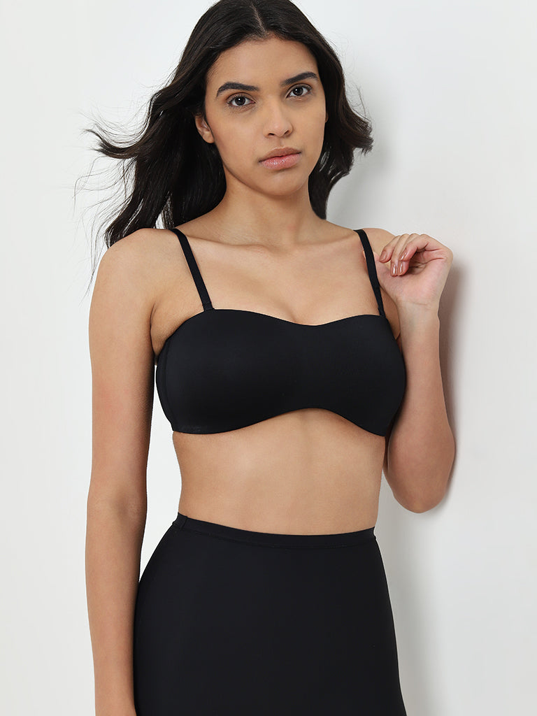 Wunderlove Black Non-Wired Padded Bra