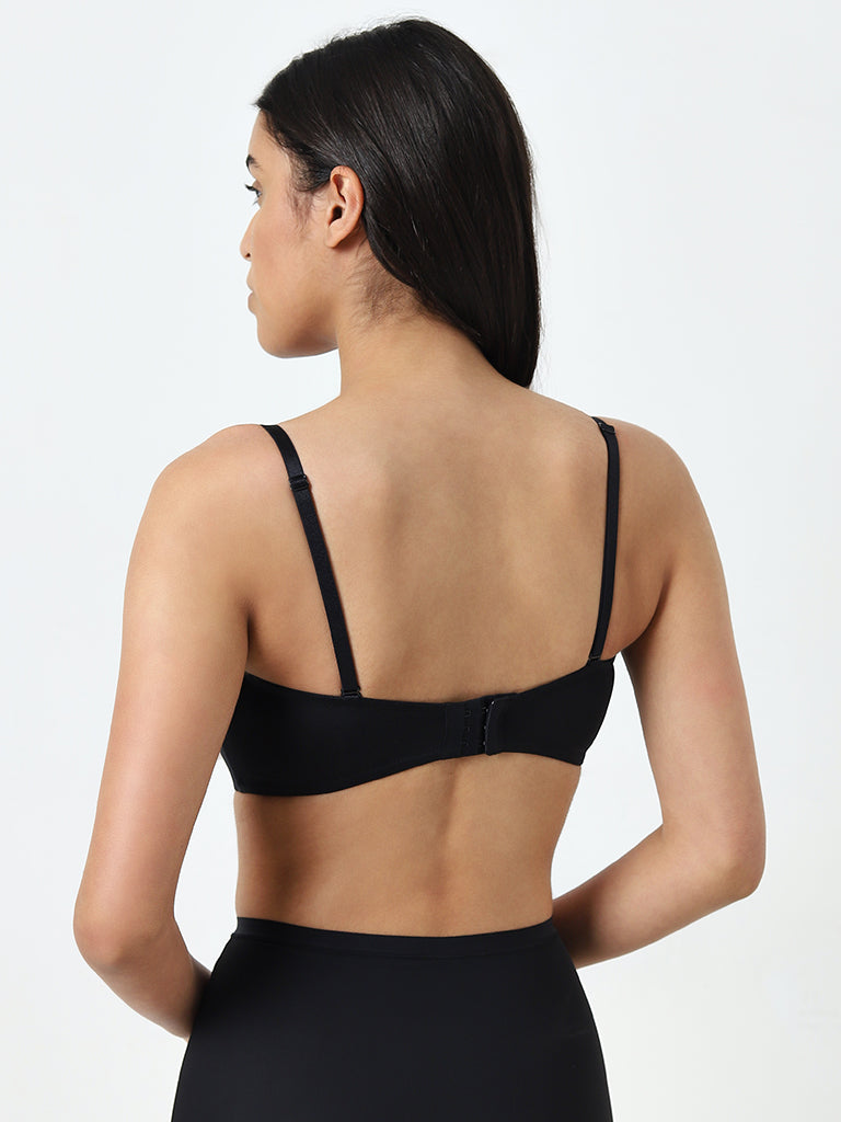 Wunderlove Black Non-Wired Padded Bra