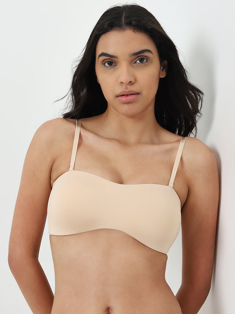Wunderlove Beige Non-Wired Padded Bra