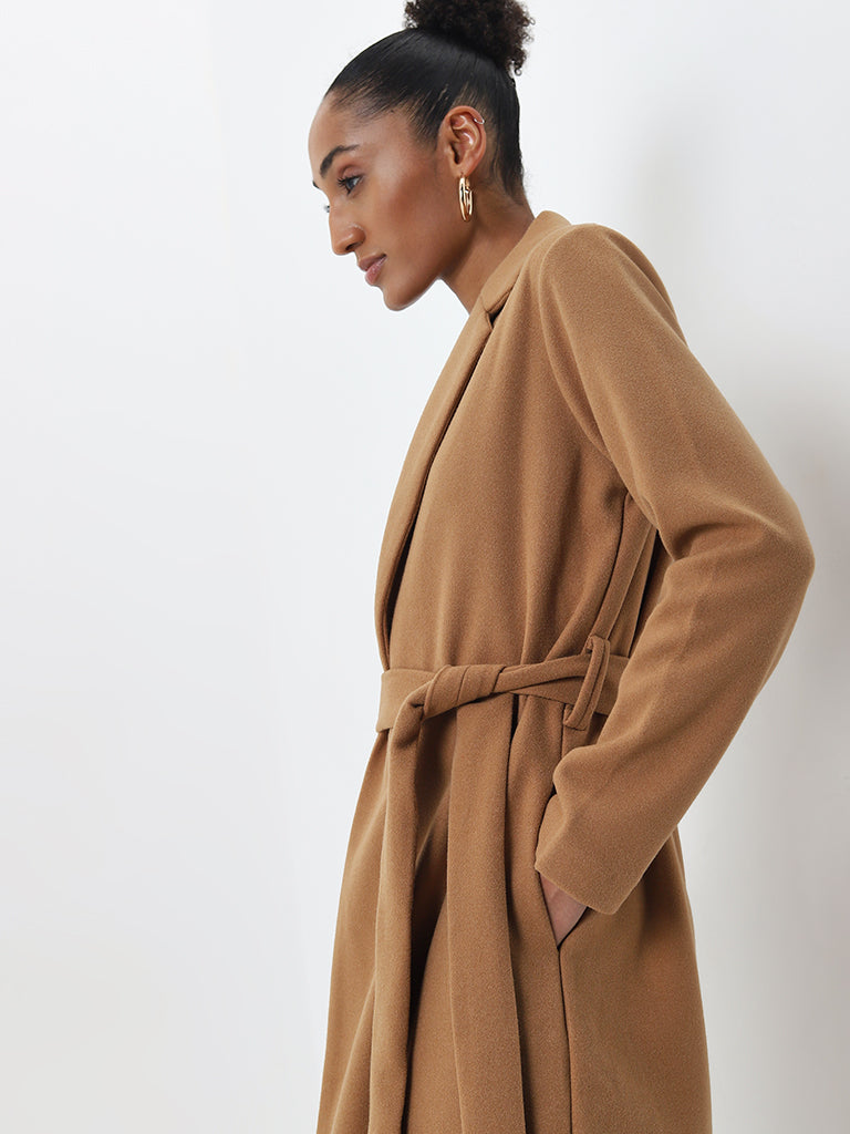 Long coat tan on sale