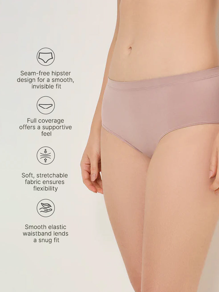 Wunderlove Mauve Seam Free Full Brief