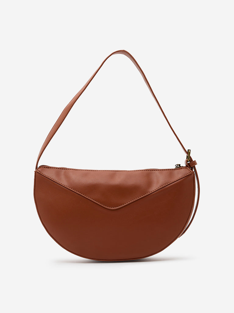 Women Accessories Tan Shoulder Bag