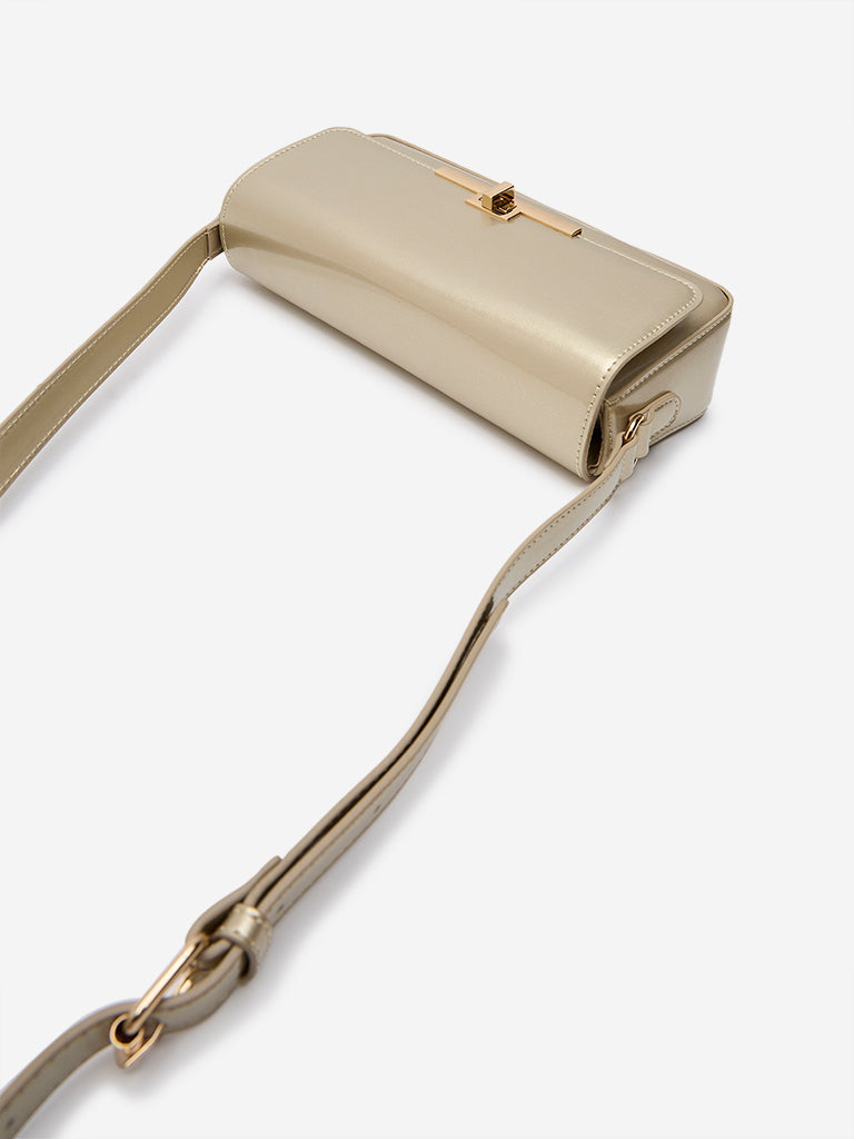 Westside Gold Faux-Leather Sling Bag