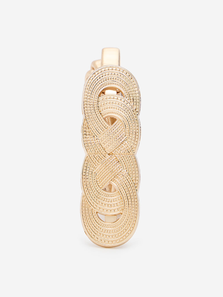 Westside Accessories Gold Infinity Buckle Belt