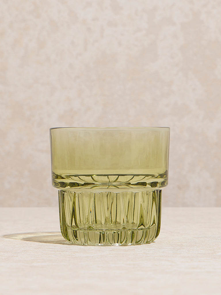 Westside Home Light Green Stackable Water Glass