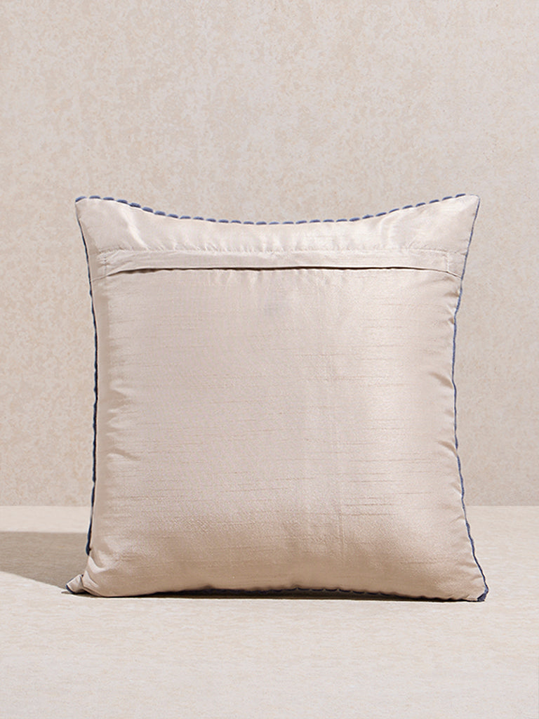 Westside Home Dusty Blue Self-Striped Corduroy Cushion Cover