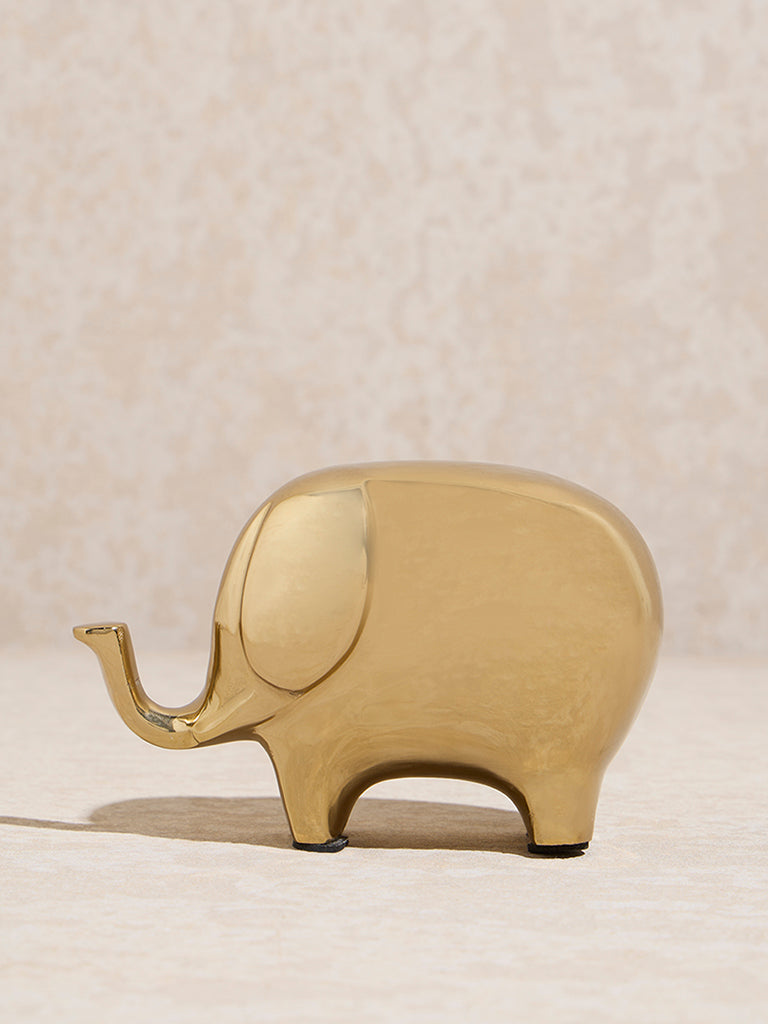 Buy Westside Home Gold Elephant Decorative Object from Westside
