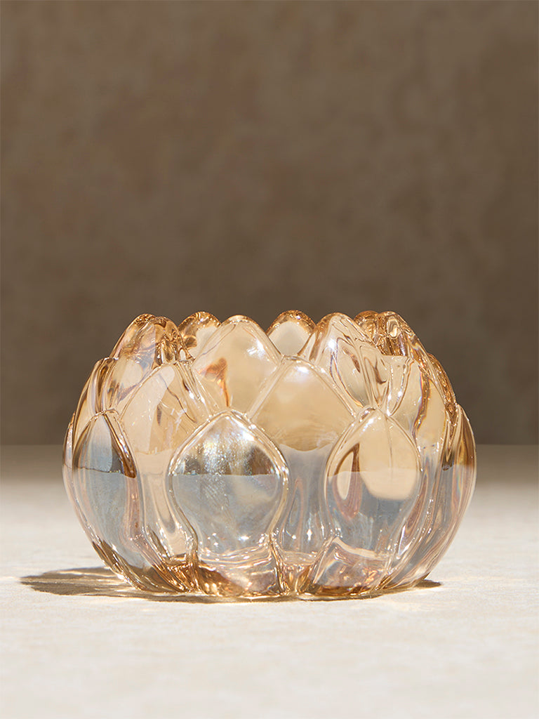 Westside Home Gold Glass Artichoke Decorative Object