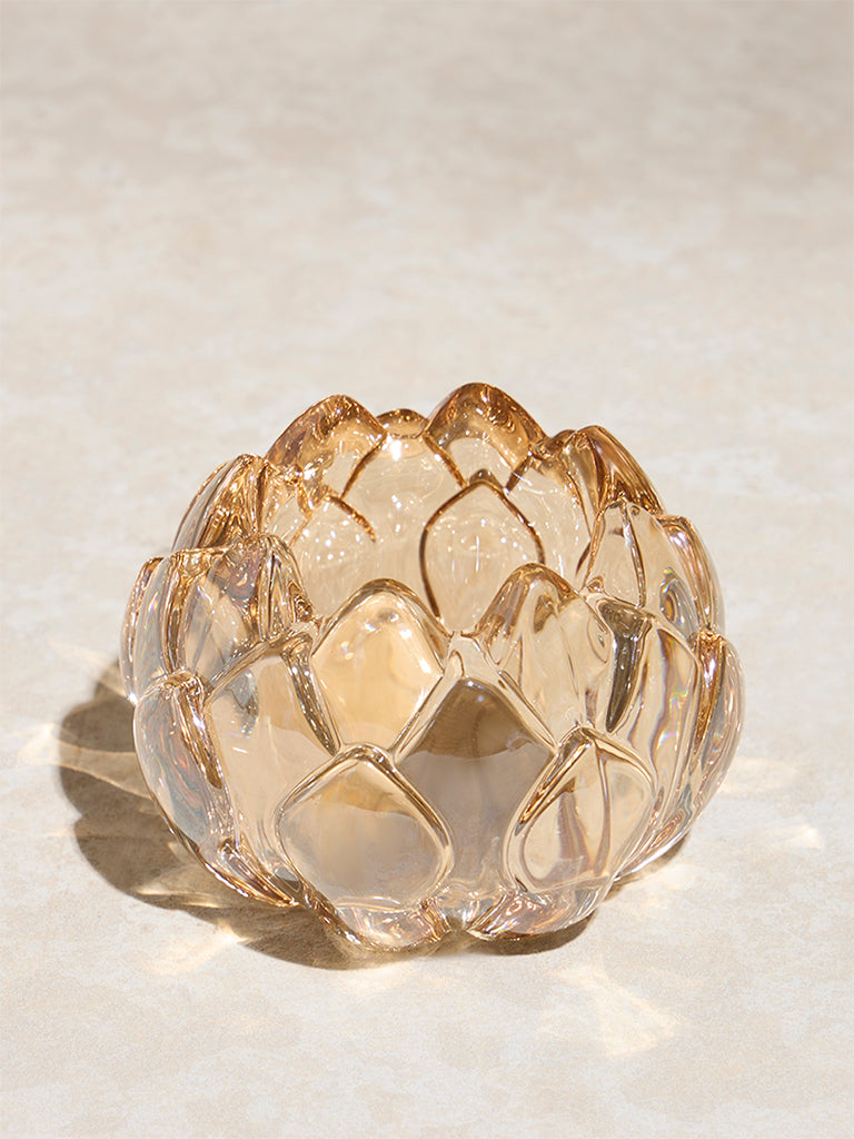 Westside Home Gold Glass Artichoke Decorative Object
