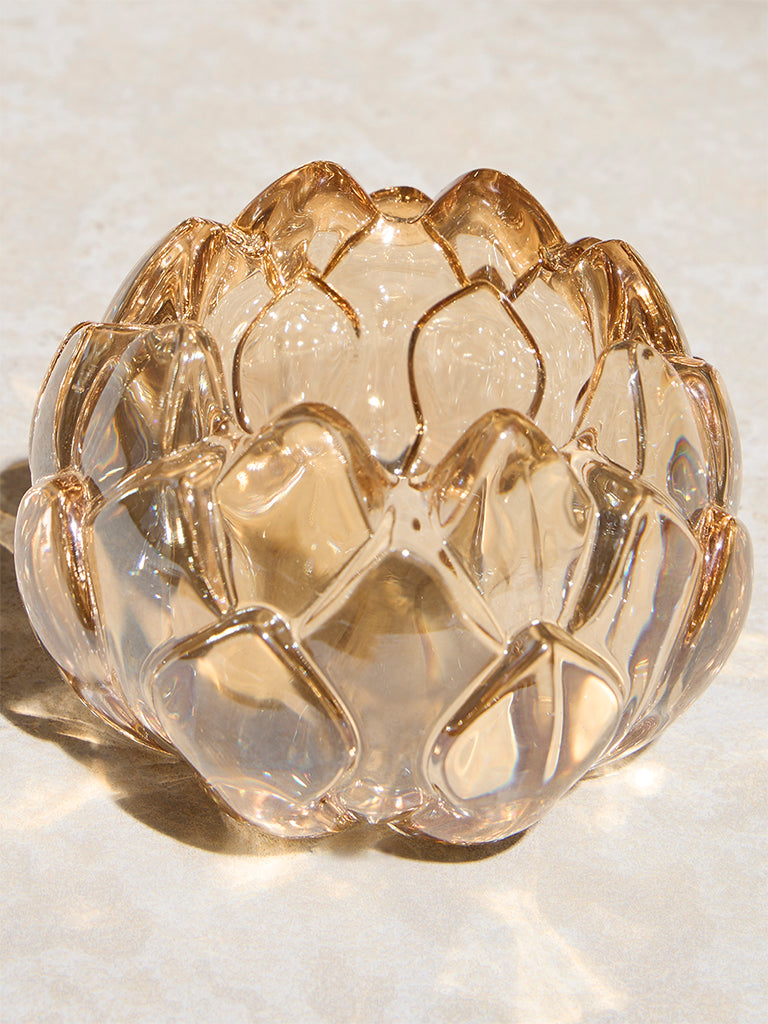 Westside Home Gold Glass Artichoke Decorative Object