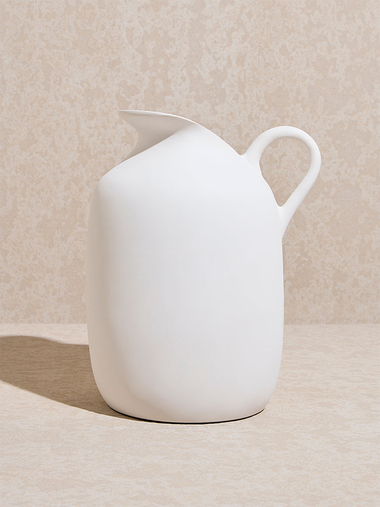 Westside Home White Jug Vase