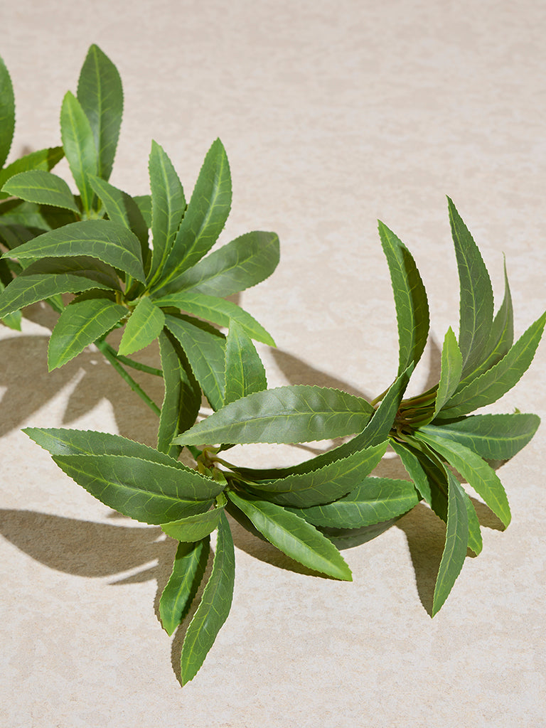 Westside Home Green Artificial Olive Leaf Plant