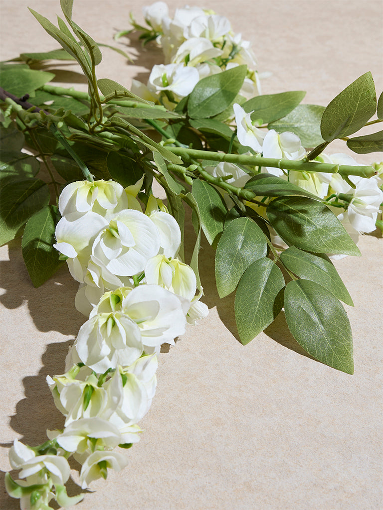 Westside Home White Artificial Pea Flower