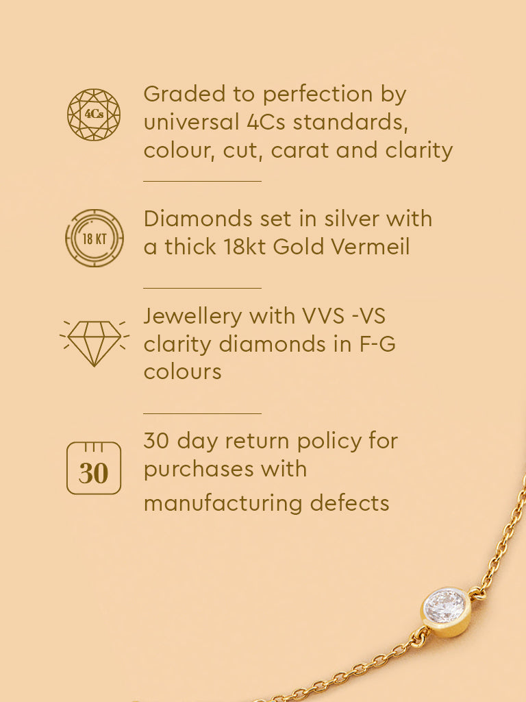 Classic Lab Diamond Solitaire Bracelet