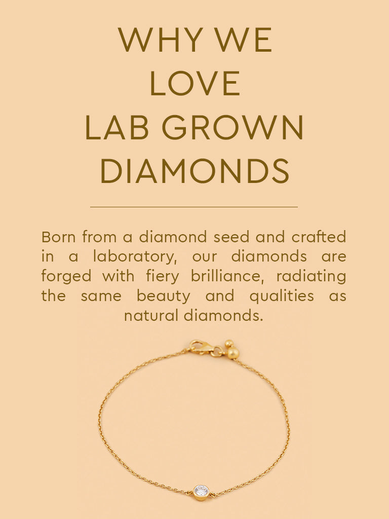 Classic Lab Diamond Solitaire Bracelet