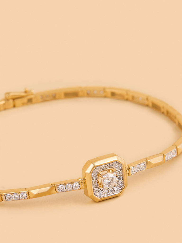 Westside X Pome Geometric Lab Diamond Bracelet