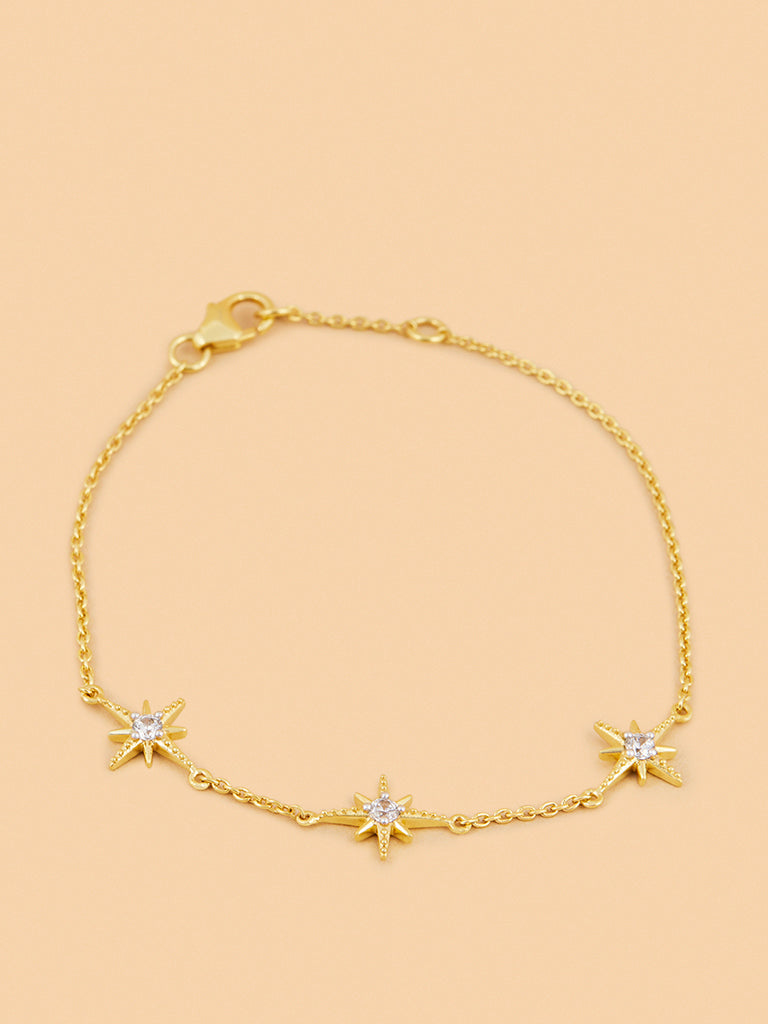 Starburst Lab Diamond Chain Bracelet