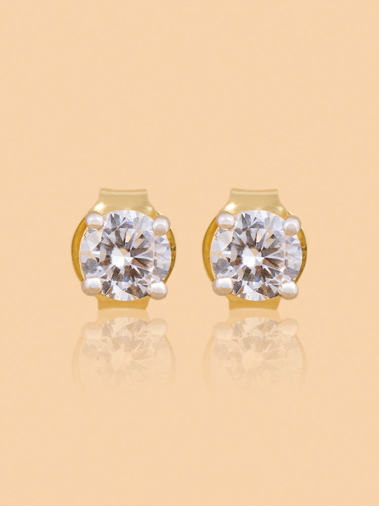 Westside X Pome Brilliant Solitaire Lab Diamond Earrings