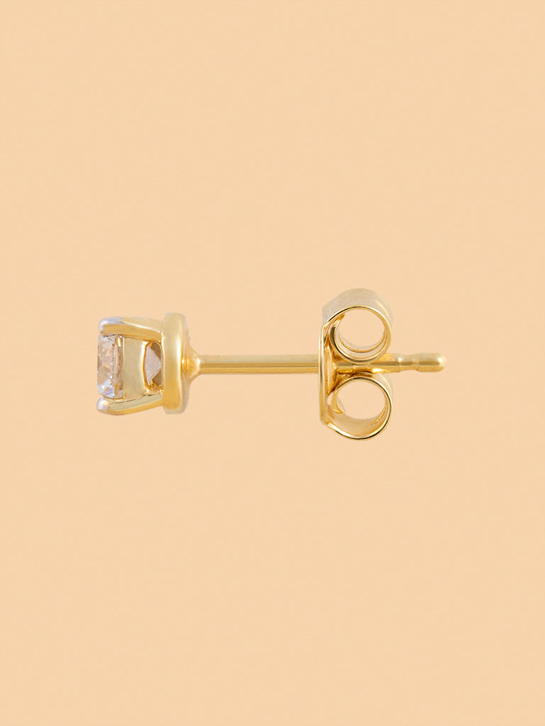 Westside X Pome Brilliant Solitaire Lab Diamond Earrings