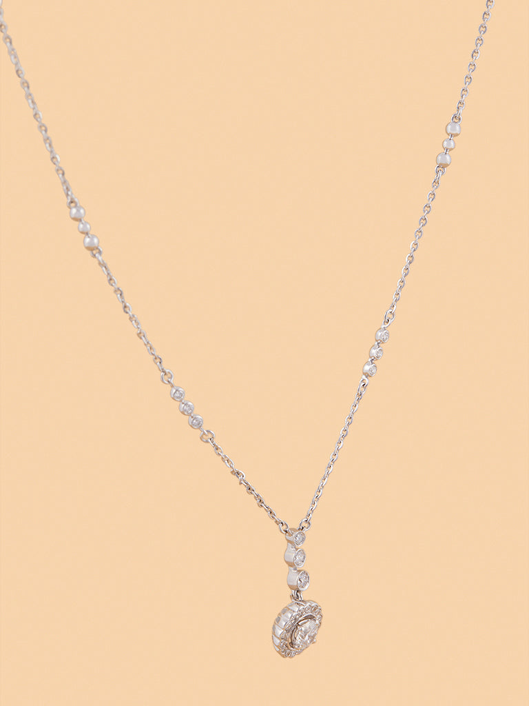 Westside X Pome Lumina Solitaire Lab Diamond Pendant Necklace